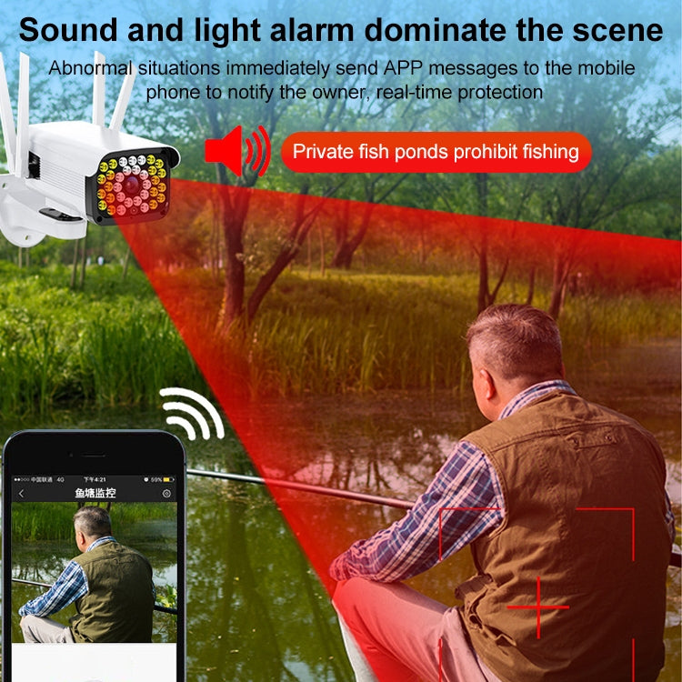 Difang DF-36Q Cámara IP De Vigilancia Exterior Con WiFi Detección Humanoide