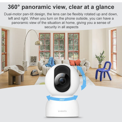 Xiaomi 2 PTZ Cámara 360 Grados 2.5K WiFi Doble Banda MicroSD Panorama