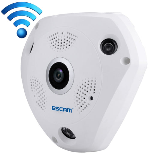 Escam Shark QP180 Camara IP Lente Ojo De Pez 360 Grados
