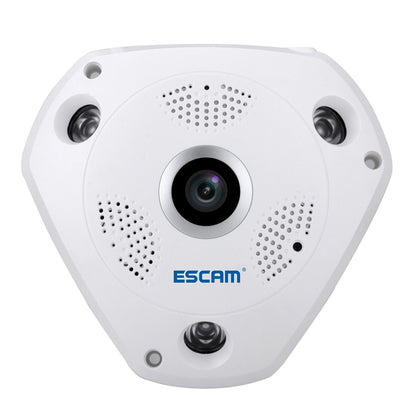Escam Shark QP180 Camara IP Lente Ojo De Pez 360 Grados