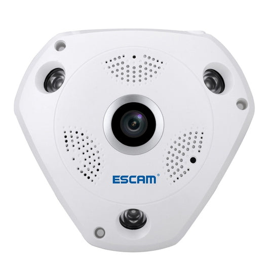 Escam Shark QP180 Camara IP Lente Ojo De Pez 360 Grados