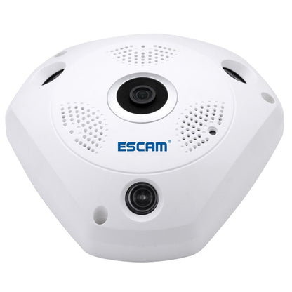 Escam Shark QP180 Camara IP Lente Ojo De Pez 360 Grados
