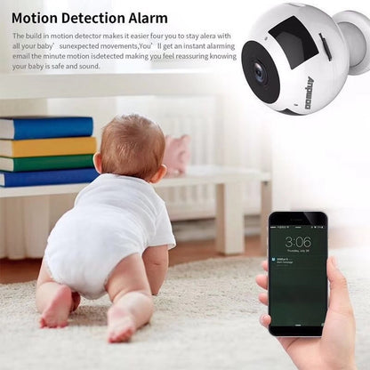Anpwoo MN003 Cámara IP Panorámica 360 Grados WiFi 64GB