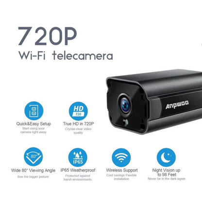 Anpwoo Paladin Cámara IP 720P Detección de Movimiento