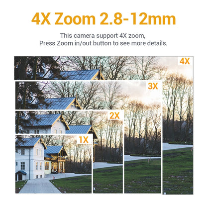 Escam Q5068 Cámara IP PTZ WiFi 5MP H265 4X Zoom Impermeable Exterior