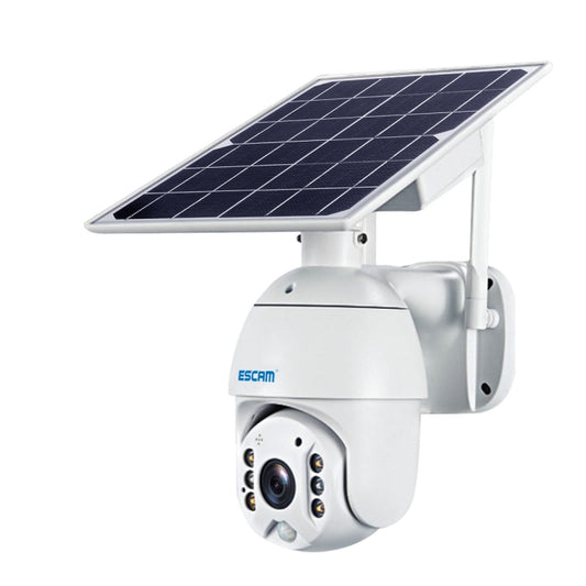 ESCAM QF480 Cámara IP PTZ 4G Con Panel Solar Visión Nocturna