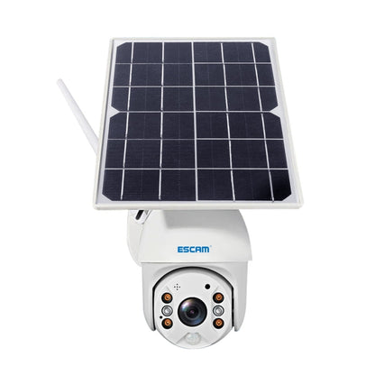 ESCAM QF480 Cámara IP PTZ 4G Con Panel Solar Visión Nocturna