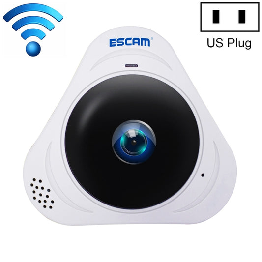 Escam Q8 Cámara IP WiFi 1.3MP Lente Ojo de Pez 360 Grados