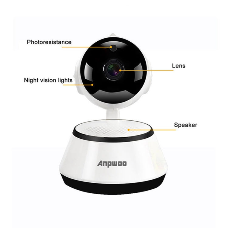 Anpwoo YT001 Cámara IP 720P HD WiFi Detección Movimiento