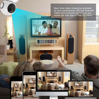Anpwoo Snowman Cámara IP 1080P WiFi Detección de Movimiento