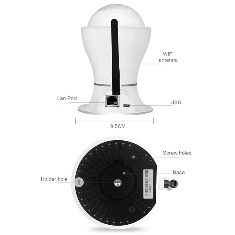 Anpwoo Hercules GM8135+SC2145 Cámara IP WiFi PTZ 355°