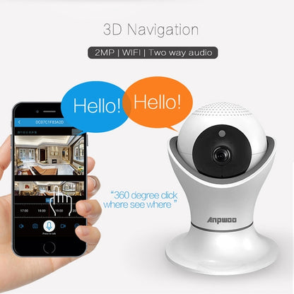 Anpwoo Hercules GM8135+SC2145 Cámara IP WiFi PTZ 355°