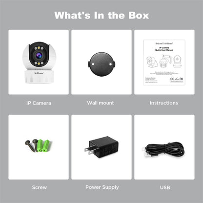 SriHome SH046 Cámara De Seguridad Para El Hogar FHD 4MP Garantía