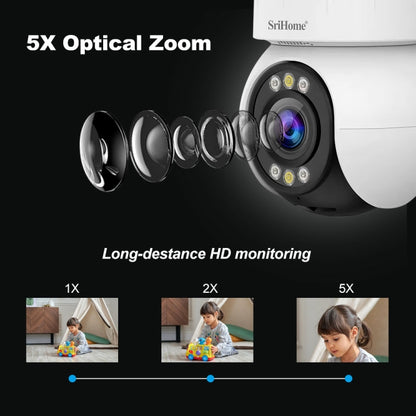SriHome SH046 Cámara De Seguridad Para El Hogar FHD 4MP Garantía