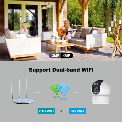 SriHome SH046 Cámara De Seguridad Para El Hogar FHD 4MP Garantía