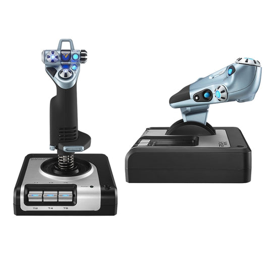 Logitech G Saitek X52 Flight Control System Pantalla LCD