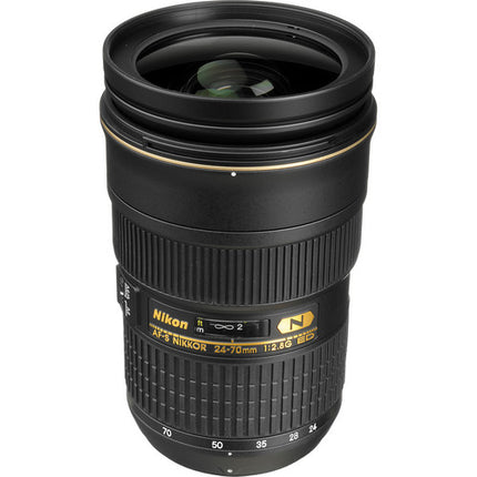 Nikon AF-S NIKKOR 24-70mm f/2.8G ED Lente Versátil Recubrimientos Nano Crystal