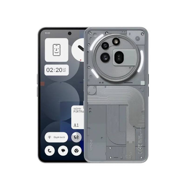 Nothing Phone 3a Pro Smartphone 12GB+256GB 5G Doble SIM Gris Moderno