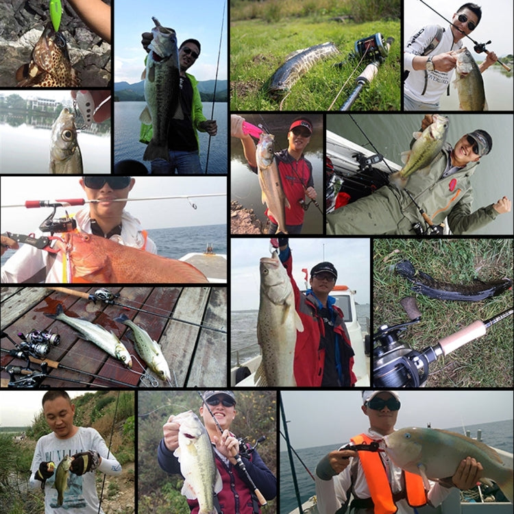 HENGJIA 43Uds Señuelos Pesca Mosca Cebo Duro Brillantes
