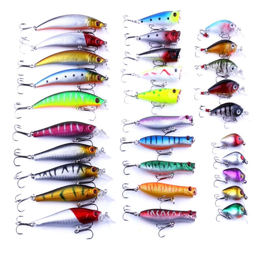 HENGJIA SETL30 Señuelos Minnow 30Piezas Pesca Plástico