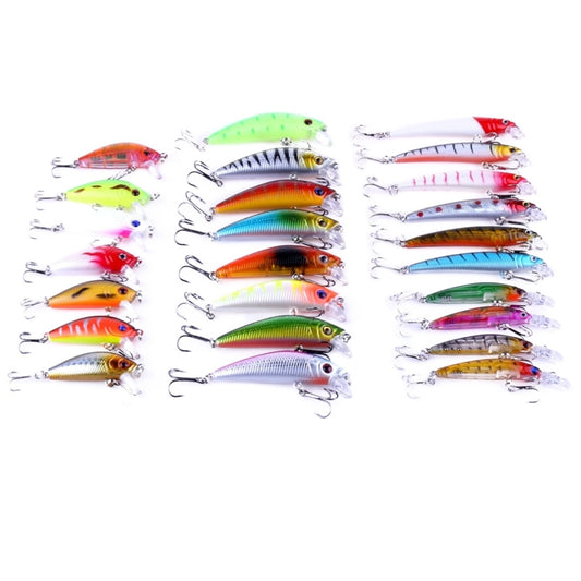 HENGJIA 26PCS Minnow Kit Señuelos De Pesca Cebo Duro Colores Brillantes