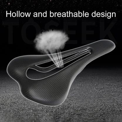 TOSEEK Sillín De Fibra De Carbono 3K Hueco Para Bicicleta