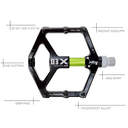 SHANMASHI 1031 Pedal Bicicleta Aleación Magnesio Plegable