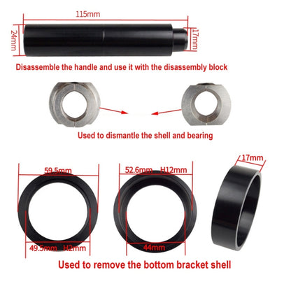 BIKERSAY BT040S2 Herramienta Prensa Ejes Profesional