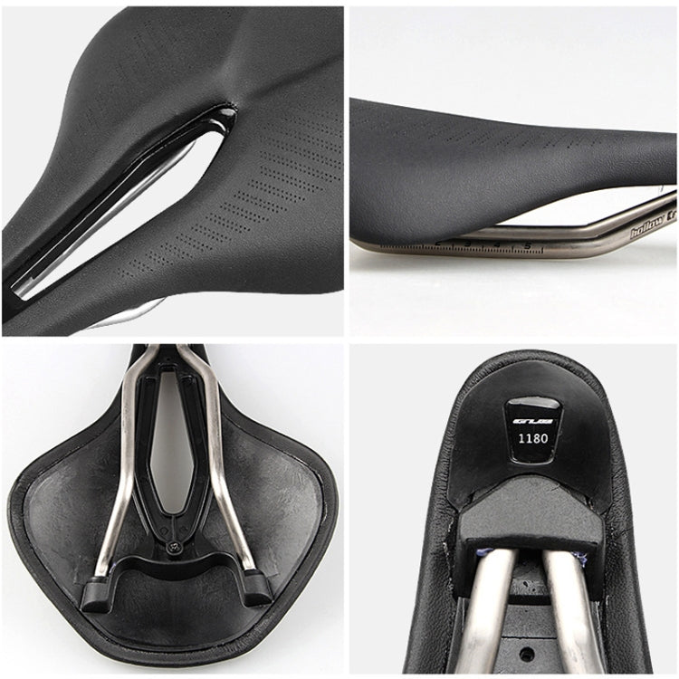 GUB 1180 PU Sillín de Bicicleta Hueco Transpirable para Ciclismo Diario