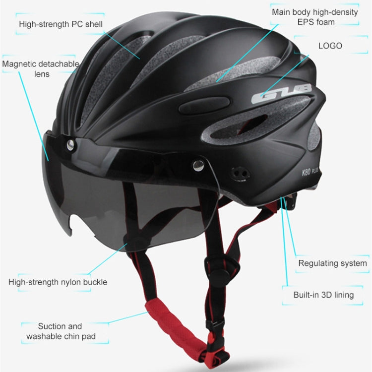 GUB K80 Plus Casco De Bicicleta Con Visera Antivaho