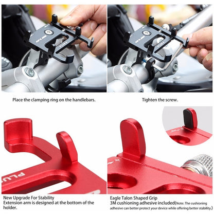 GUB Plus 6 Soporte Teléfono Bicicleta Aluminio 37.5mm