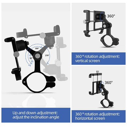 GUB Plus 11 Soporte Giratorio Teléfono Bicicleta 360 Grados