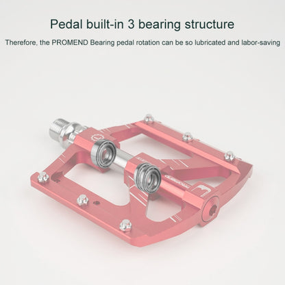 Promend PD-M88 Pedales MTB Aluminio Tres Rodamientos