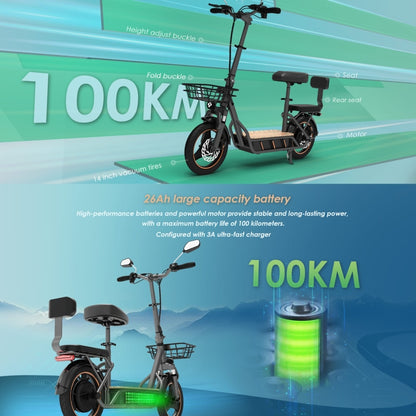 KuKirin C1 Pro Scooter Eléctrico Todoterreno 14Pulgadas