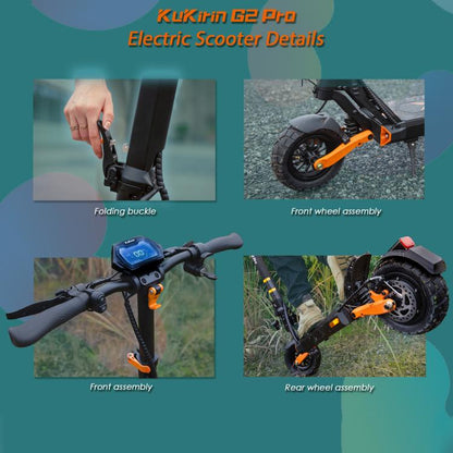 Kukirin G2 Pro VMP Patinete Eléctrico 500W Plegable