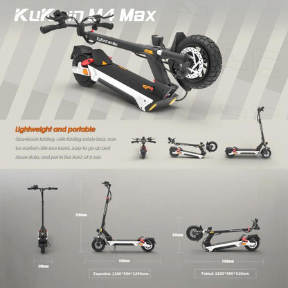 Kukirin M4 Max Scooter Electrico Plegable 800W 45KmH