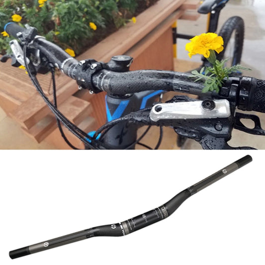TOSEEK Manillar Curvado Carretera Fibra de Carbono 620mm
