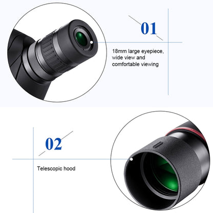 HTK HTK-72 Telescopio Monocular Visión Nocturna 20x60