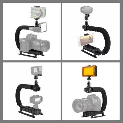 PULUZ Estabilizador DV Portátil En U Luz LED Kit Estudio