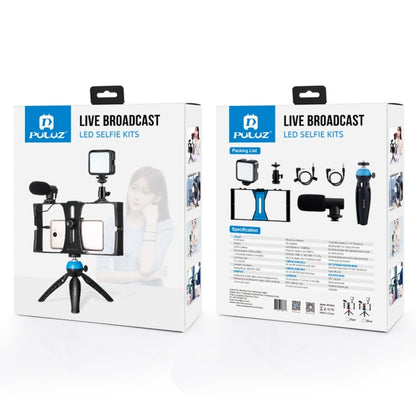 PULUZ 4 En 1 Luz LED Selfie 6500K Para Vlogging Plataforma