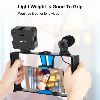 PULUZ 4 En 1 Luz LED Selfie 6500K Para Vlogging Plataforma