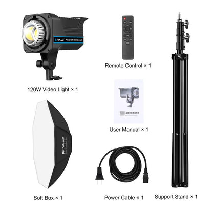 PULUZ 150W 3200K-5600K Estudio Luz Kit Con Softbox CRI Alto