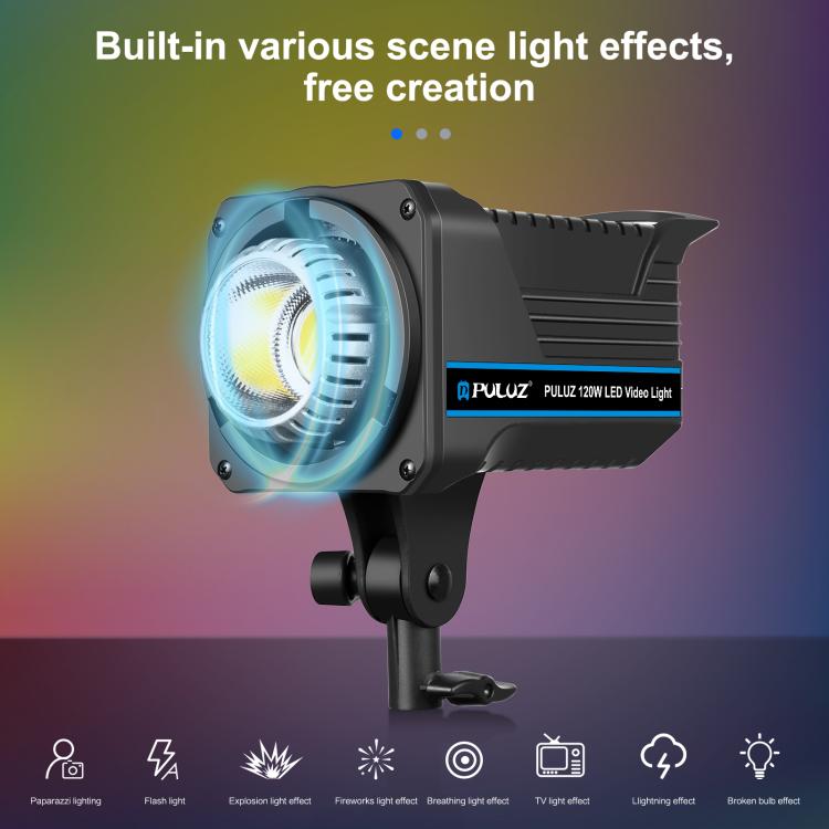 PULUZ 150W 3200K-5600K Estudio Luz Kit Con Softbox CRI Alto