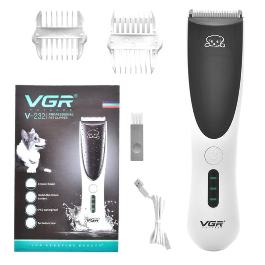 VGR V-232 Pet Barber Cortadora De Cabello Eléctrica Cuchilla Cerámica