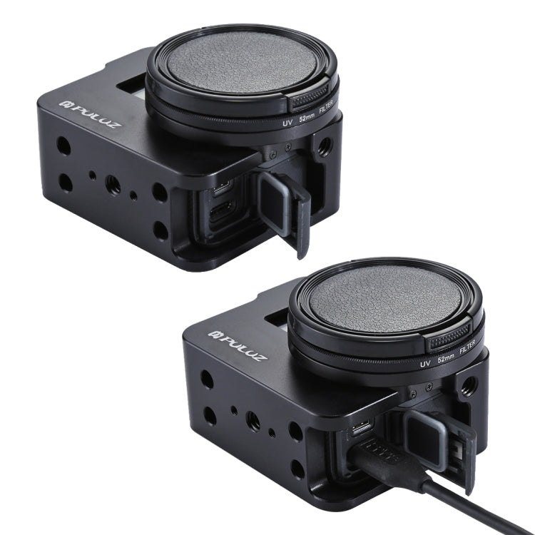 PULUZ Jaula Protectora CNC Para GoPro HERO 2018 Lente UV 52 Mm