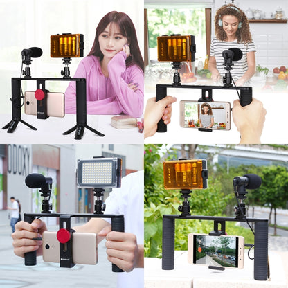 PULUZ Video Rig Para Smartphone Doble Mango Estabilizador