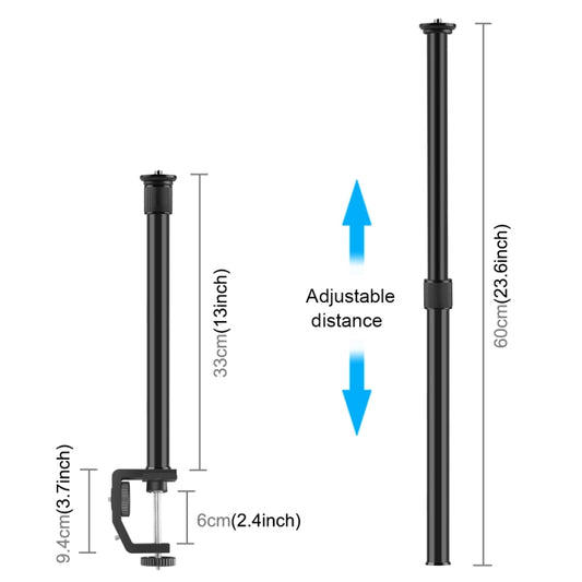 PULUZ C Kits De Soporte Monopie Con Extensión 33 a 60 cm