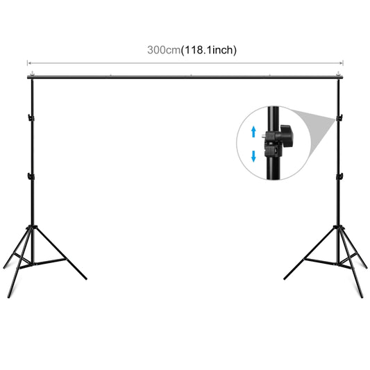 PULUZ 2x3m Soporte Fondo Fotográfico Altura 136,5-200 cm