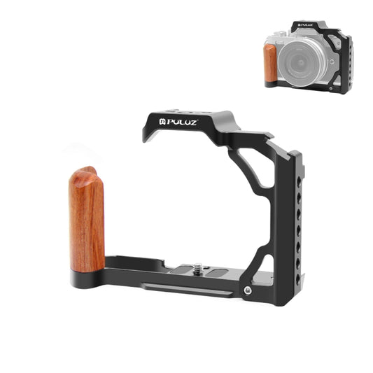 PULUZ Nikon ZFC Jaula de Cámara Rig Mango de Madera