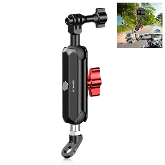 PULUZ Soporte Brazo Mágico CNC Retrovisor Moto 360 Grados